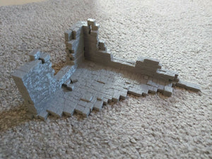 The End of Days Ruins Terrain Building 28mm 3d Printed Wargaming Dungeons