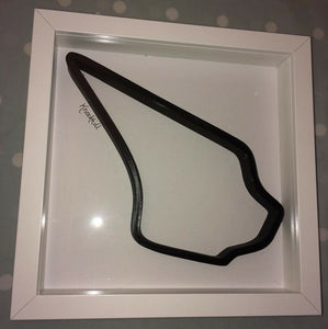 Knockhill Track Art Freestanding Wall Mounted Race Track 3D Circuit Model