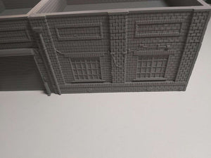 Warehouse Building Garage Workshop Wargaming Industrial Building 28mm Lockup