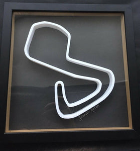 Brands Hatch Circuit Replica Track Art Freestanding Wall Mounted Race Track 3D