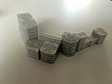 Load image into Gallery viewer, Wargame Warhammer Role Play Barricades x 2 3D Printed Grey
