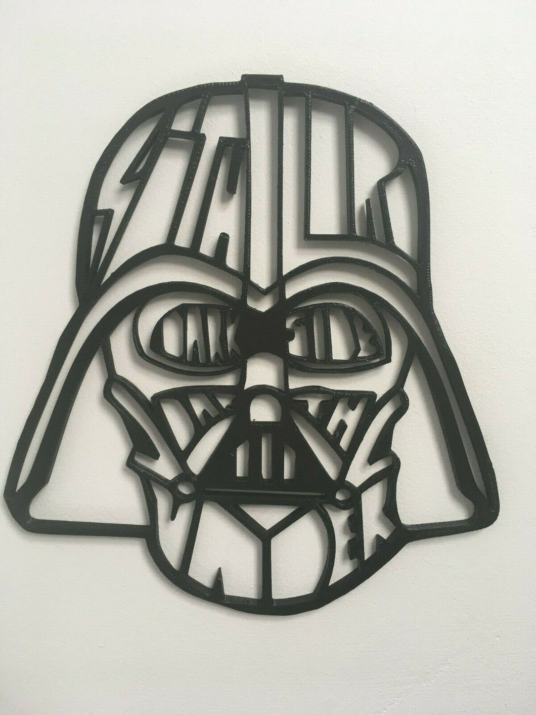 Darth Vader Style Hidden Words Wall Hanging Decoration Pick Your Colour