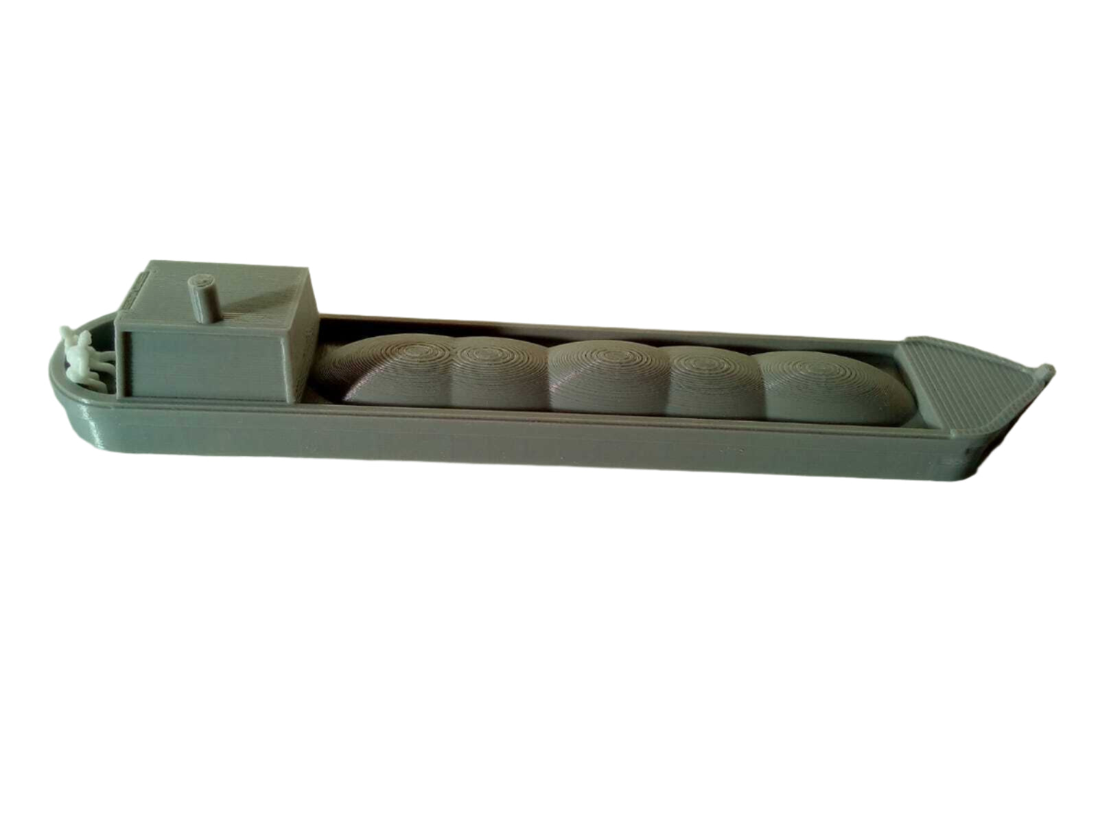 Working CRT Cargo Canal Boat – N Gauge Model Railway Scenery, Morrisleisure