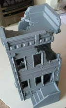 Load image into Gallery viewer, 28mm Destroyed Apartment Block Modern Warfare Wargame Warhammer Style 3D Printed
