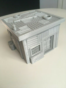 Dungeons & Dragons Warhammer Wargame Style Apocalyptic Sheds Buildings 3dprinted