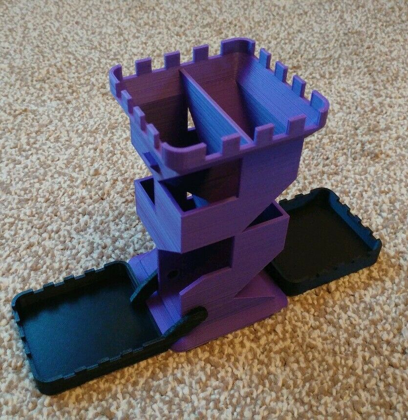 Castle Style Dice Tower Warhammer Role Playing Table Games or Board Game