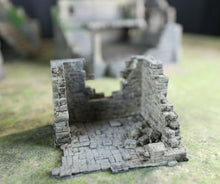 Load image into Gallery viewer, The Cannonball Rubble Ruin Terrain Building 28mm 3d Printed Wargaming Dungeons

