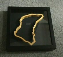 Load image into Gallery viewer, Isle of Man TT Circuit Replica Track Art Frame Wall Mounted Race Track 3D Gold
