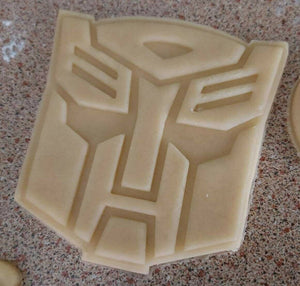 Autobot Transformers 3D Printed Cookie Cutter Stamp Baking Biscuit Shape Tool