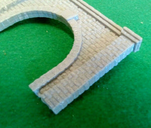 Twin Track Tunnel Portal N Gauge Model Train Portal Entrance Stonework Effect