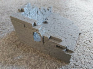 The Ruined Corner Terrain Building 28mm 3d Printed Wargaming Dungeons