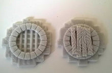 Load image into Gallery viewer, 2 x Wargame Warhammer Style Sewer Entrance Escape Covers 40mm
