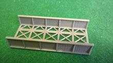 Load image into Gallery viewer, Girder Bridge N Gauge Model Railway Bridge Support Girders Stonework 3 Support
