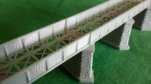 Load image into Gallery viewer, Large Girder Bridge N Gauge Model Railway Bridge Support Stonework Supports
