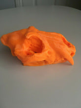 Load image into Gallery viewer, Lion Skull Animal Model Moving Jaw Bones 3d Printed Pick Your Colour
