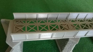 Large Girder Bridge N Gauge Model Railway Bridge Support Stonework Supports
