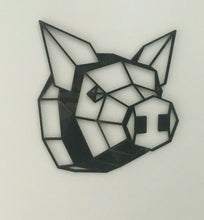 Load image into Gallery viewer, Geometric Pig Head Wall Art Decor Hanging Decoration Origami Style
