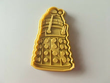 Load image into Gallery viewer, Dalek Doctor Who 3D Printed Cookie Cutter Stamp Baking Biscuit Shape Tool
