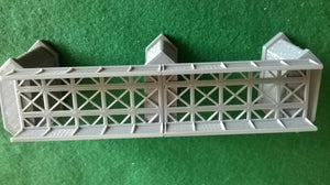 Girder Bridge N Gauge Model Railway Single Track  Support Piers Stonework Detail
