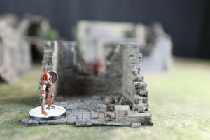 The Cannonball Rubble Ruin Terrain Building 28mm 3d Printed Wargaming Dungeons