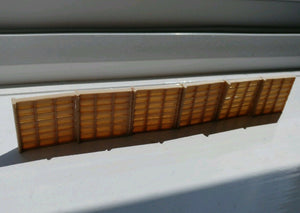Real Wood Filament 6ft Fence Model Railway Lineside Scenery 00 Gauge x 6
