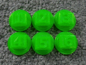 Warhammer Crates 40k Style Objective Markers Numbers Colour Choice 30mm