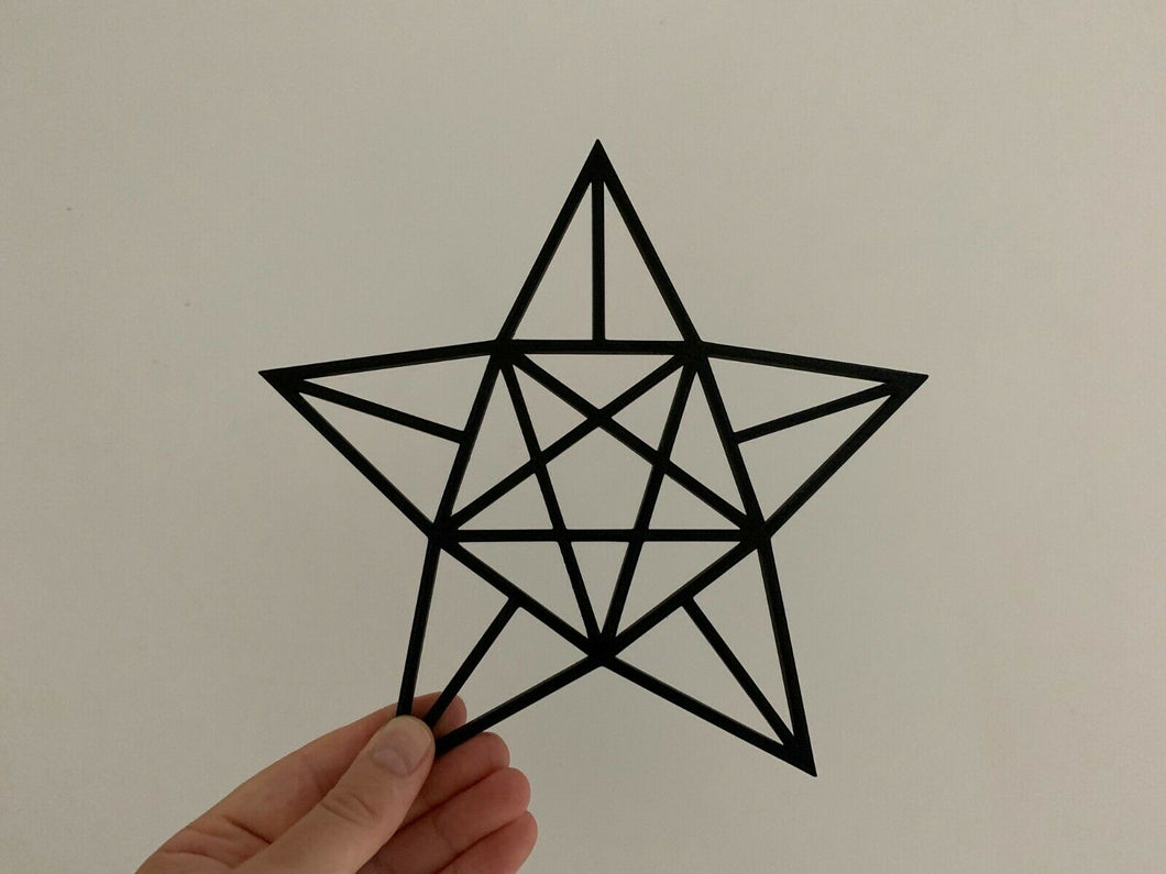 Geometric Star Wall Art Decor Hanging Decoration Polygonal Style