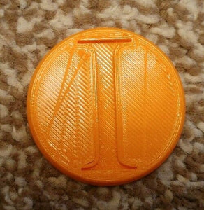 Warhammer 40k Style Objective Markers Roman Numeral Circular Colour Choice 40mm