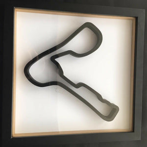 Cadwell Park Track Circuit Replica Art Freestanding Wall Mounted Race Track 3D