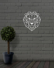 Load image into Gallery viewer, Geometric Lion Animal Wall Art Decor Hanging Decoration Origami Style

