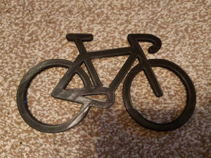 Bike Bicycle Wall Art Hanging Decoration Pick Your Colour