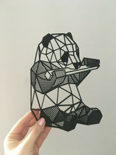 Load image into Gallery viewer, Geometric Panda Animal Wall Art Decor Hanging Decoration Origami Style
