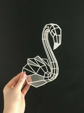 Load image into Gallery viewer, Geometric Swan Wall Art Decor Hanging Decoration Origami Style
