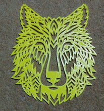 Load image into Gallery viewer, Wolf Head Wall Art 3D Hanging Modern Wall Decor Pick Your Colour
