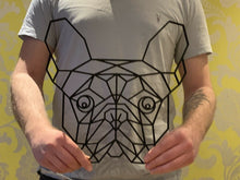 Load image into Gallery viewer, Geometric French Bulldog Frenchie Pet Dog Wall Art Decor Hanging 300mm x 280mm
