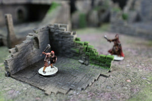 The Ruined Corner Terrain Building 28mm 3d Printed Wargaming Dungeons