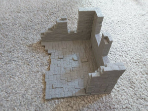 The Ruined House Terrain Building 28mm 3d Printed Wargaming Dungeons