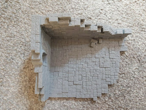 The Ruined Corner Terrain Building 28mm 3d Printed Wargaming Dungeons