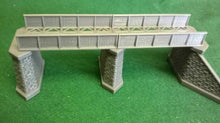 Load image into Gallery viewer, Girder Bridge N Gauge Model Railway Bridge Support Girders Stonework 3 Support
