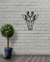 Load image into Gallery viewer, Geometric Giraffe Head Animal Wall Art Decor Hanging Decoration Origami Small
