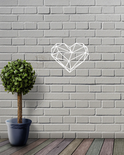 Load image into Gallery viewer, Geometric Heart Wall Art Decor Hanging Decoration Polygonal Pick a Colour
