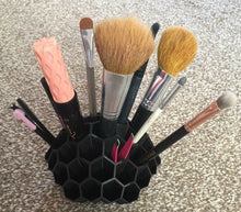 Load image into Gallery viewer, Honeycomb Pen Pencil Holder Makeup Brush Storage Pot Desk Tidy Organiser
