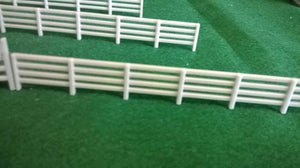 Railway 00/H0 gauge Line Side Fencing Model Scenery Fence Kit 6 Panels + 1 Gate