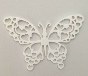 Butterfly Hearts Wall Art 3D Hanging Modern Wall Decor Pick Your Colour