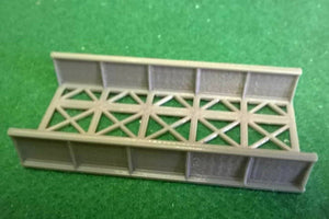 Girder Bridge N Gauge for Model Railway Single Track Bridge.Sides & Deck Section