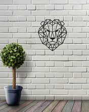 Load image into Gallery viewer, Geometric Lion Animal Wall Art Decor Hanging Decoration Origami Style
