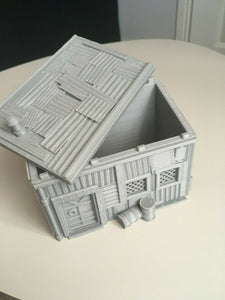 Dungeons & Dragons Warhammer Wargame Style Apocalyptic Sheds Buildings 3dprinted