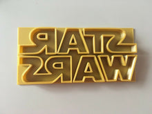 Load image into Gallery viewer, Star Wars Lettering 3D Printed Cookie Stamp Baking Biscuit Shape Tool
