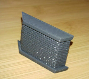 OO Gauge Bridge Support Abutment Pier Model Railway Girder Support Brick Stone