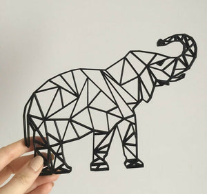 geometric elephant body